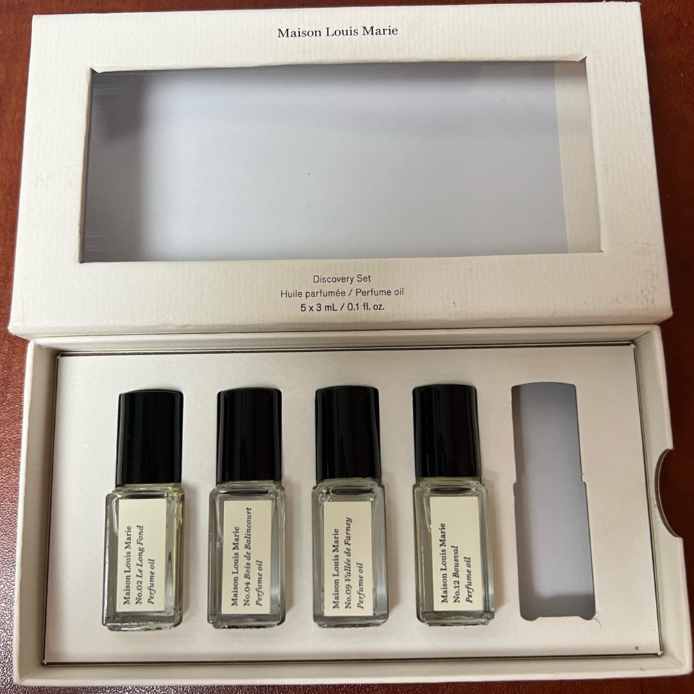 Maison Louis Marie perfume oil discovery set